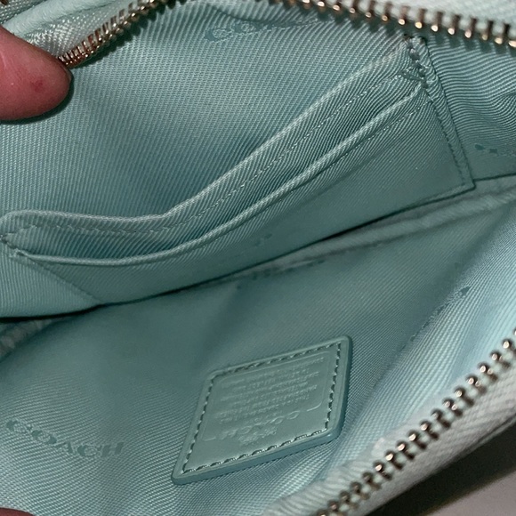 COACH ‘Jes Crossbody Bag’ in Sea Green Pebbled Leather - Picture 8 of 8